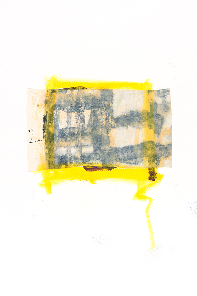 Série des Ponts, collages, 55 x 65 cm